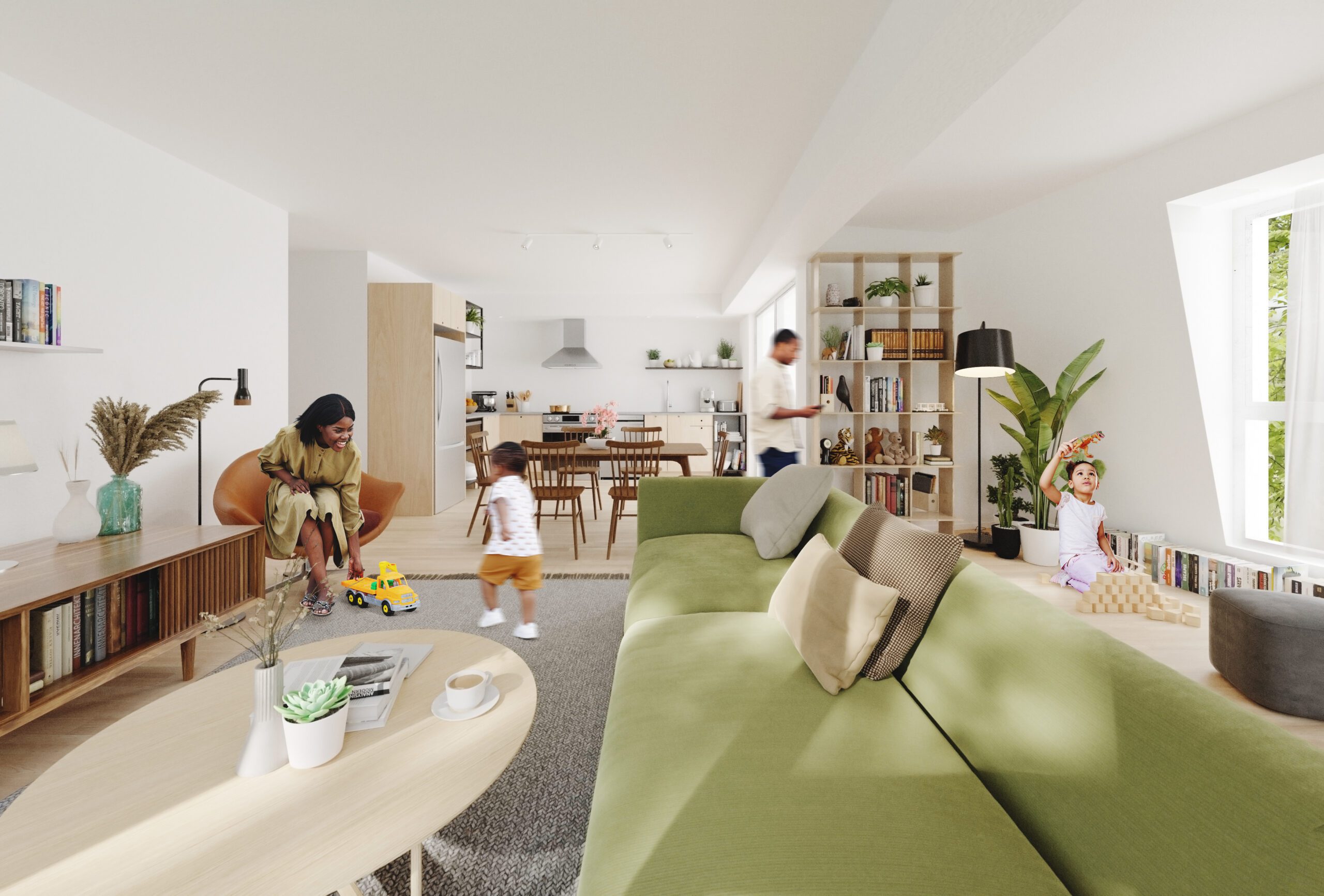 Vue d'un logement