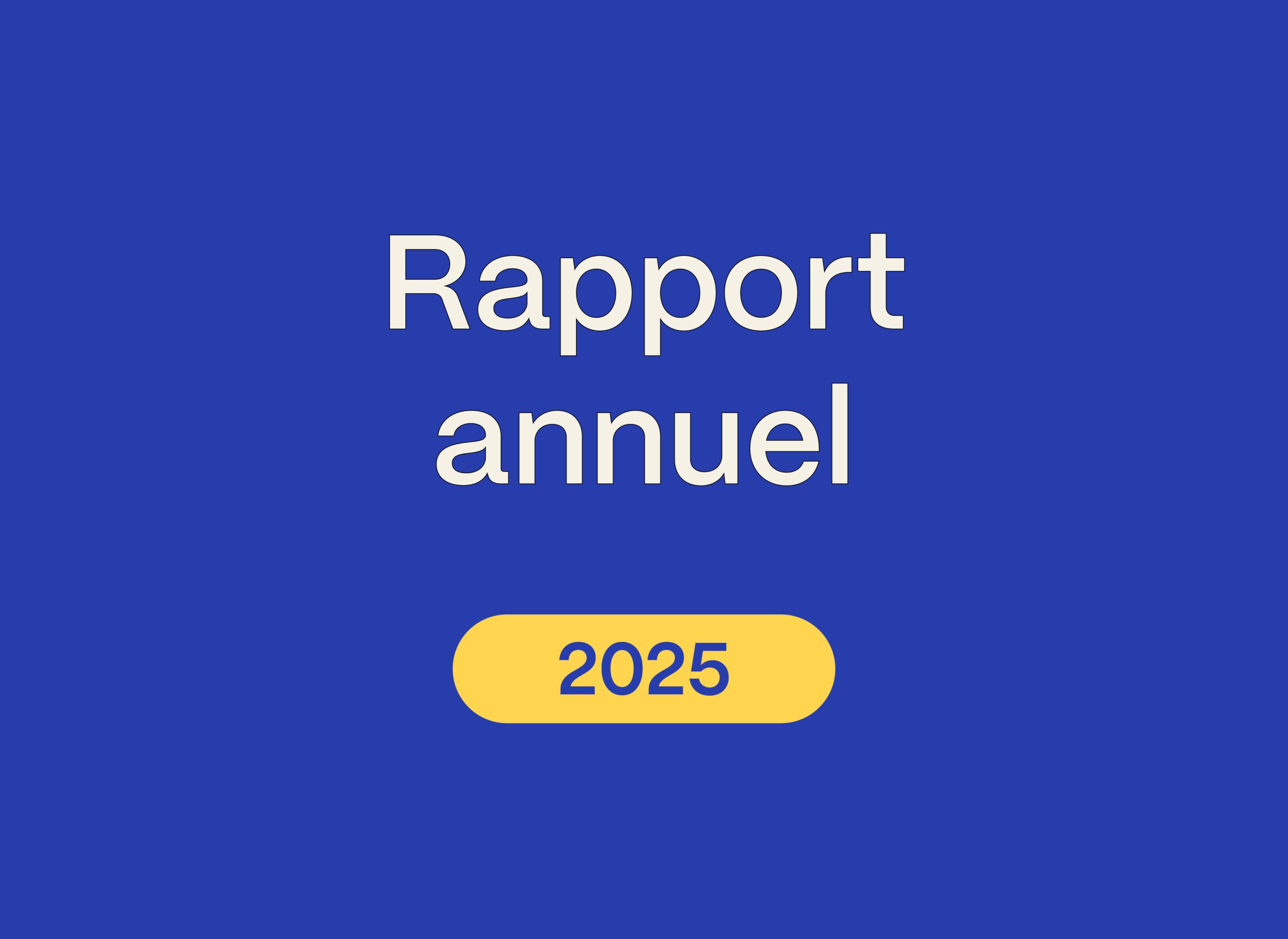Rapport annuel 2025
